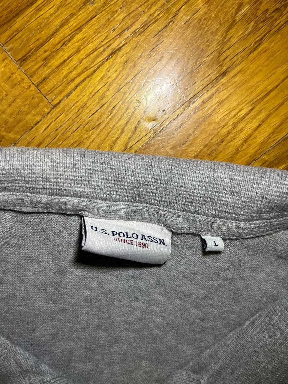 U.S. Polo Assn. U.S. Polo Assn. basic gray polo tee Size US L / EU 52-54 / 3 - 4 Thumbnail