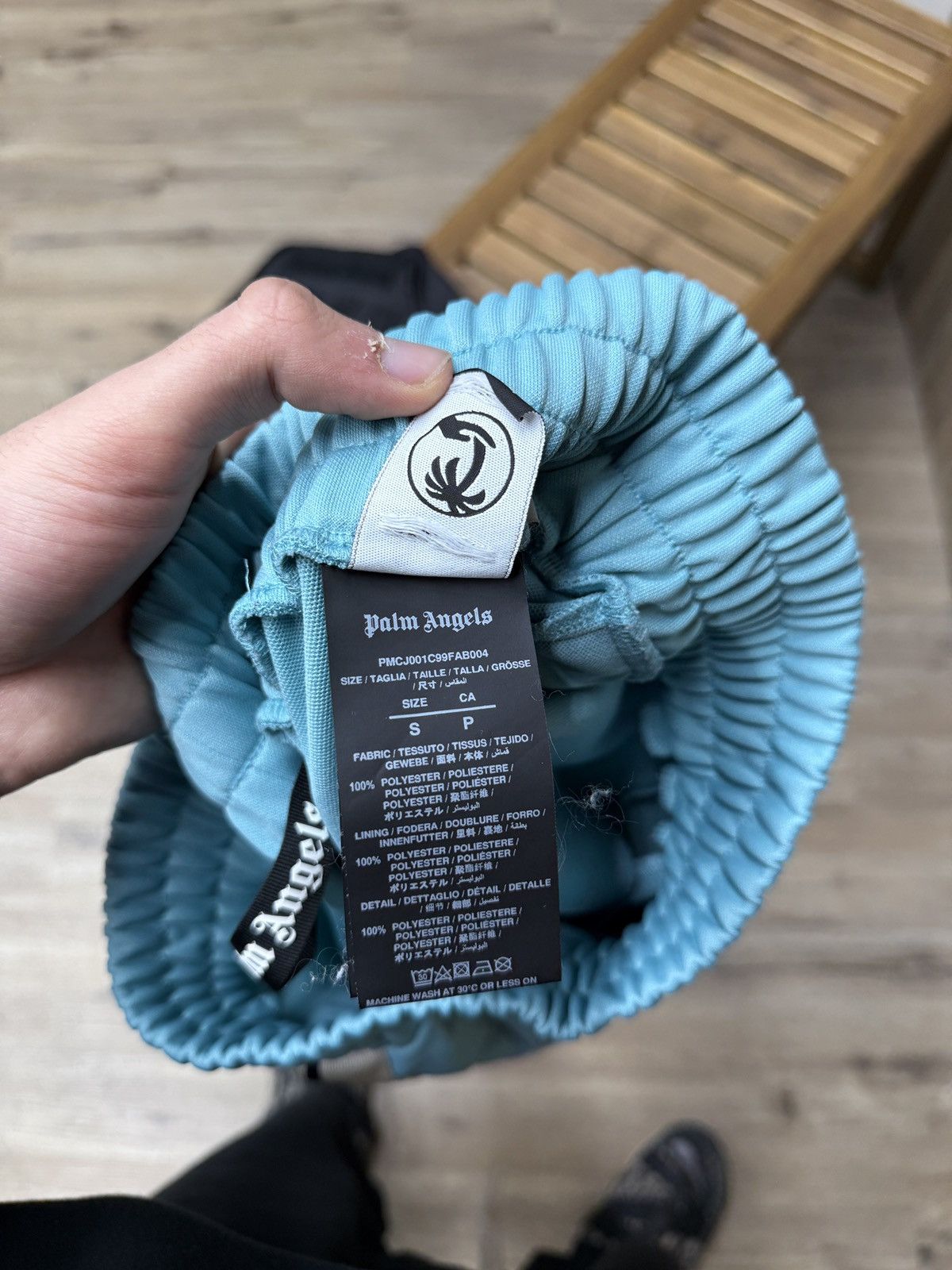 Palm Angels Palm Angels Baby Blue Sweatpants Size US 30 / EU 46 - 10 Thumbnail