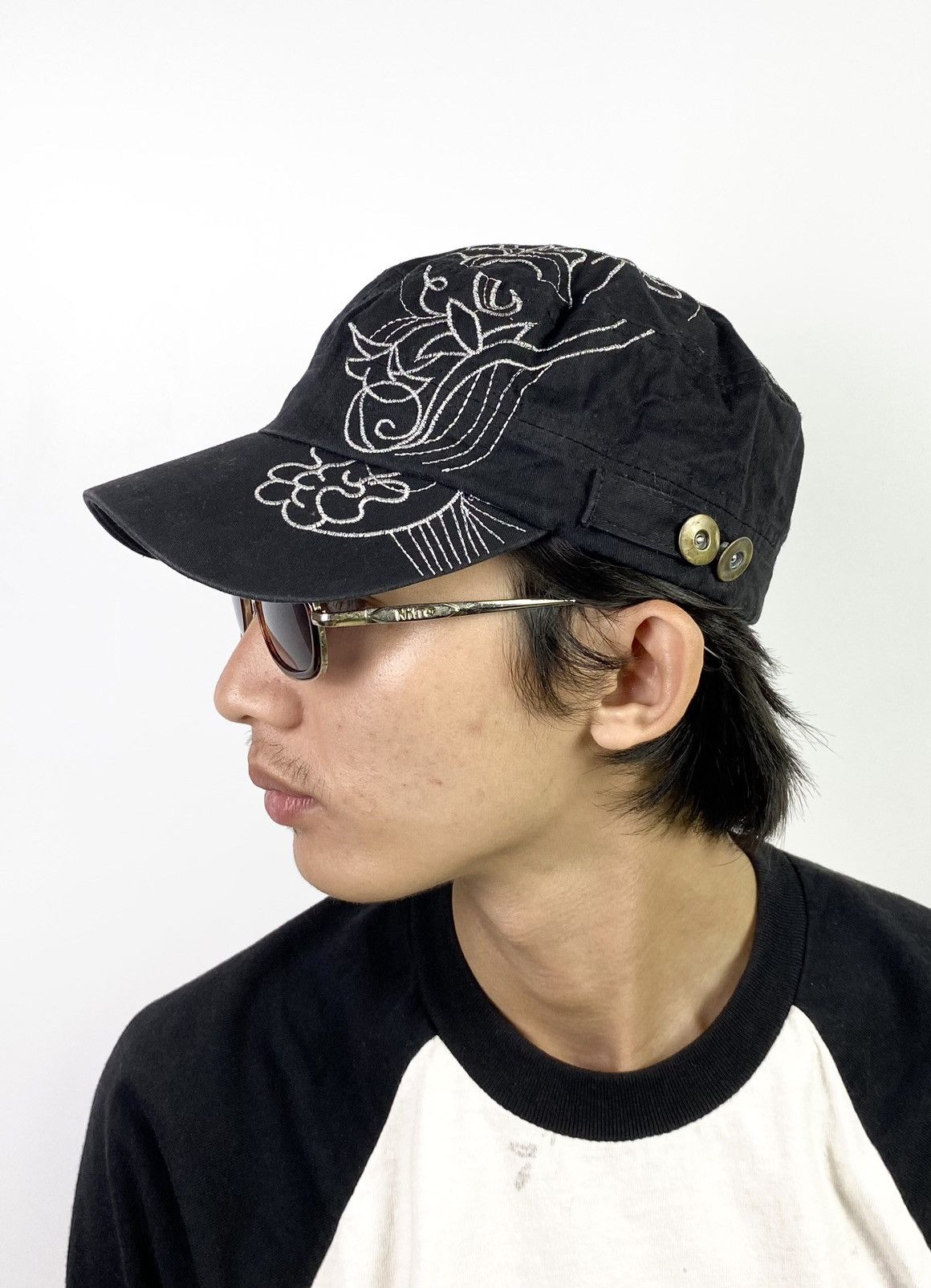 If Six Was Nine × Japanese Brand × Le Grande Bleu (L.G.B.) BINDINGOFFER💥 cadet commando hat japanese brand Size ONE SIZE - 3 Thumbnail