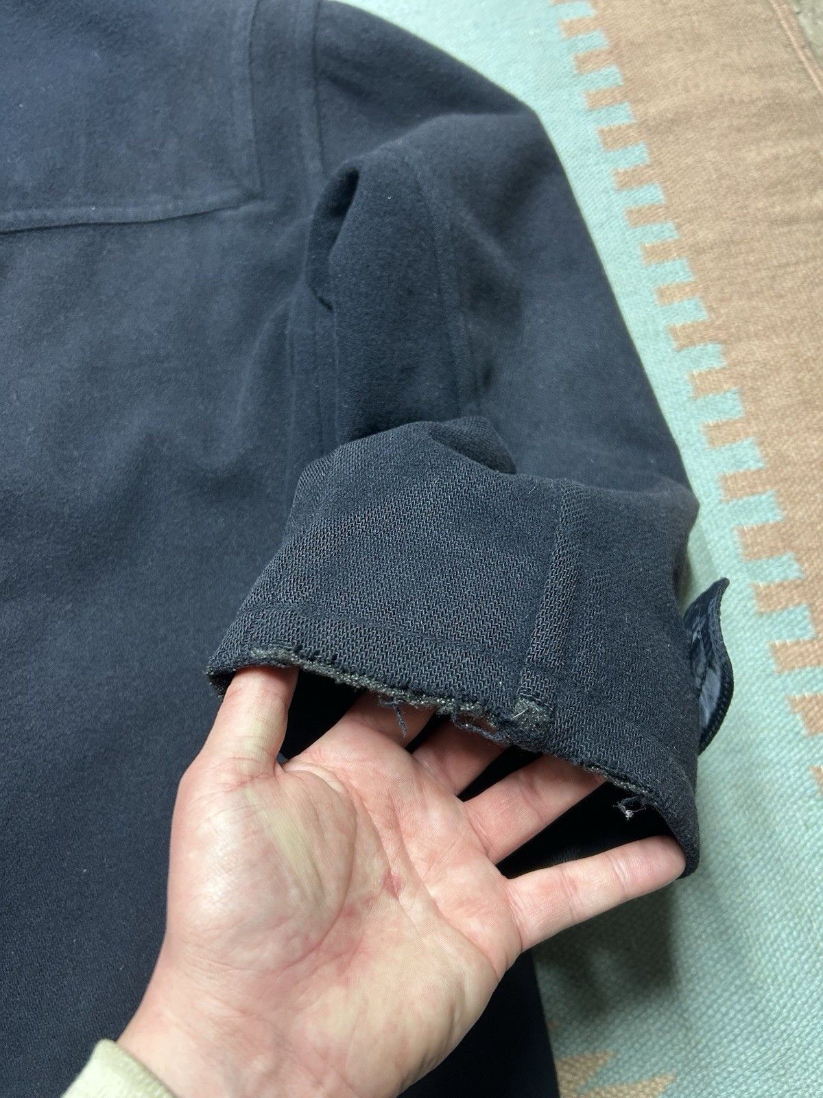 Vintage LL Bean hooded wool toggle coat plaid duffle jacket large? Size US L / EU 52-54 / 3 - 9 Thumbnail