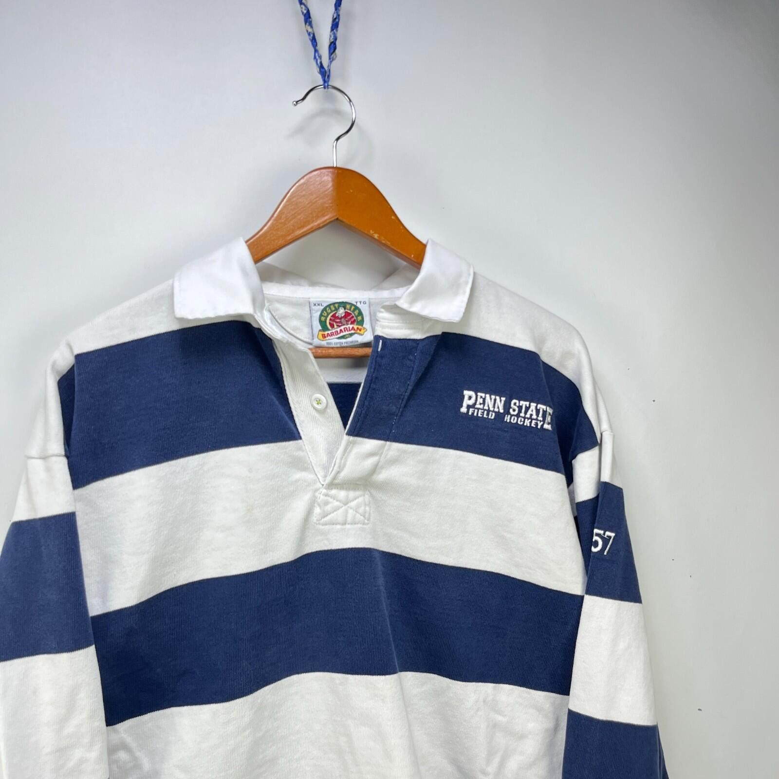 Nike Vintage Barbarian Penn State Field Hockey Rugby Shirt 2XL Size ONE SIZE - 2 Thumbnail
