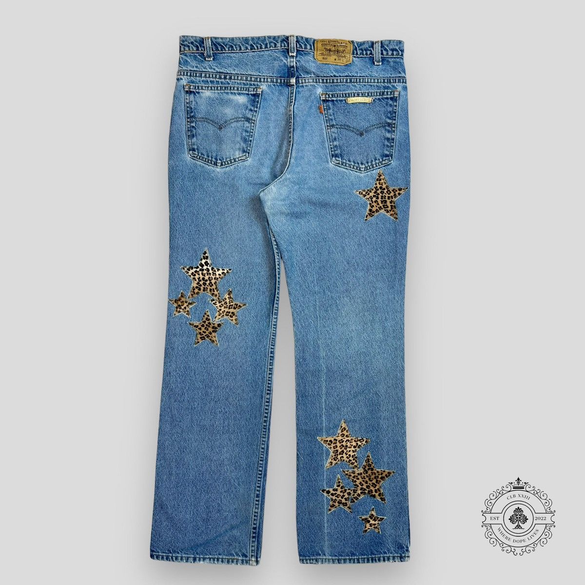 Chrome Hearts Chrome Hearts Levi Star Patch Jeans in Indigo