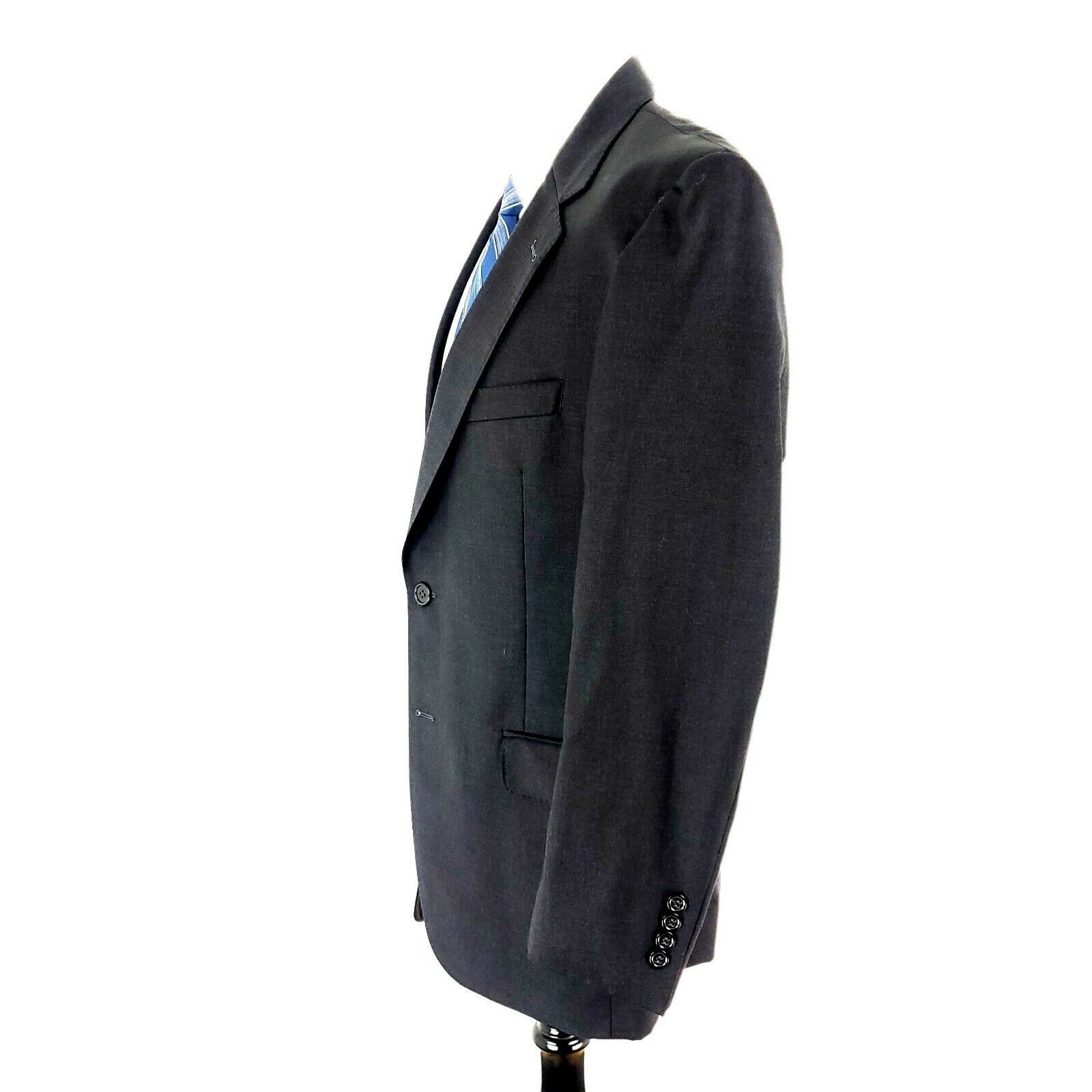 Jos. A. Bank Jos A Bank Signature Gold 2 Button Suit Jacket 40R Gray Blaz Size 40R - 5 Thumbnail