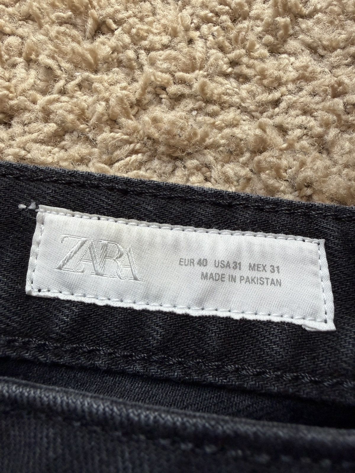Zara Zara Baggy Black Pants Size 31 Size US 31 - 2 Thumbnail