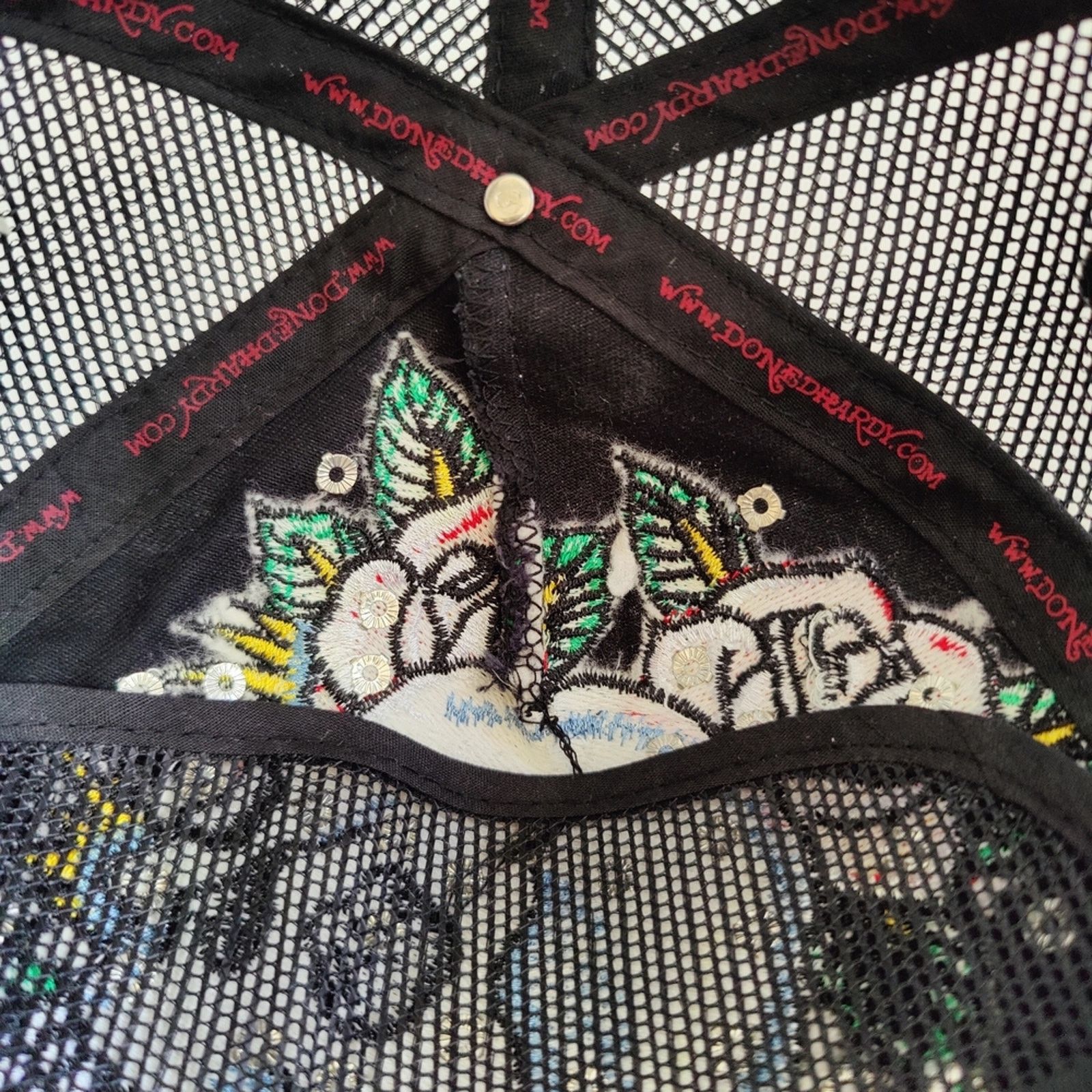 Ed Hardy Ed Hardy Love Kills Slowly Hat VGC Adjustable by C. Audigier Size ONE SIZE - 9 Thumbnail