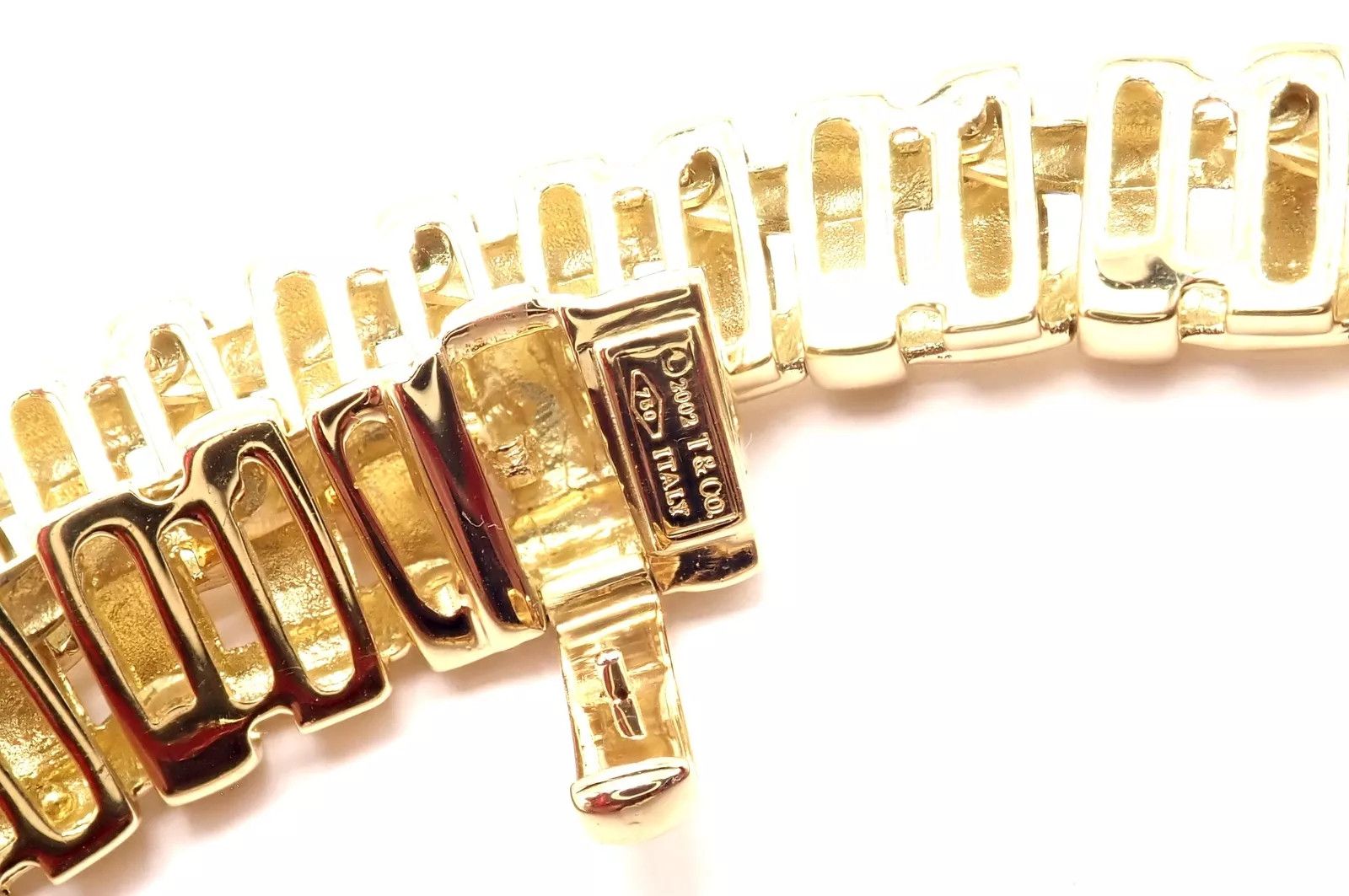 Tiffany & Co. iffany & Co Vannerie 18k Yellow Gold Basket Weave Necklace Size ONE SIZE - 7 Thumbnail