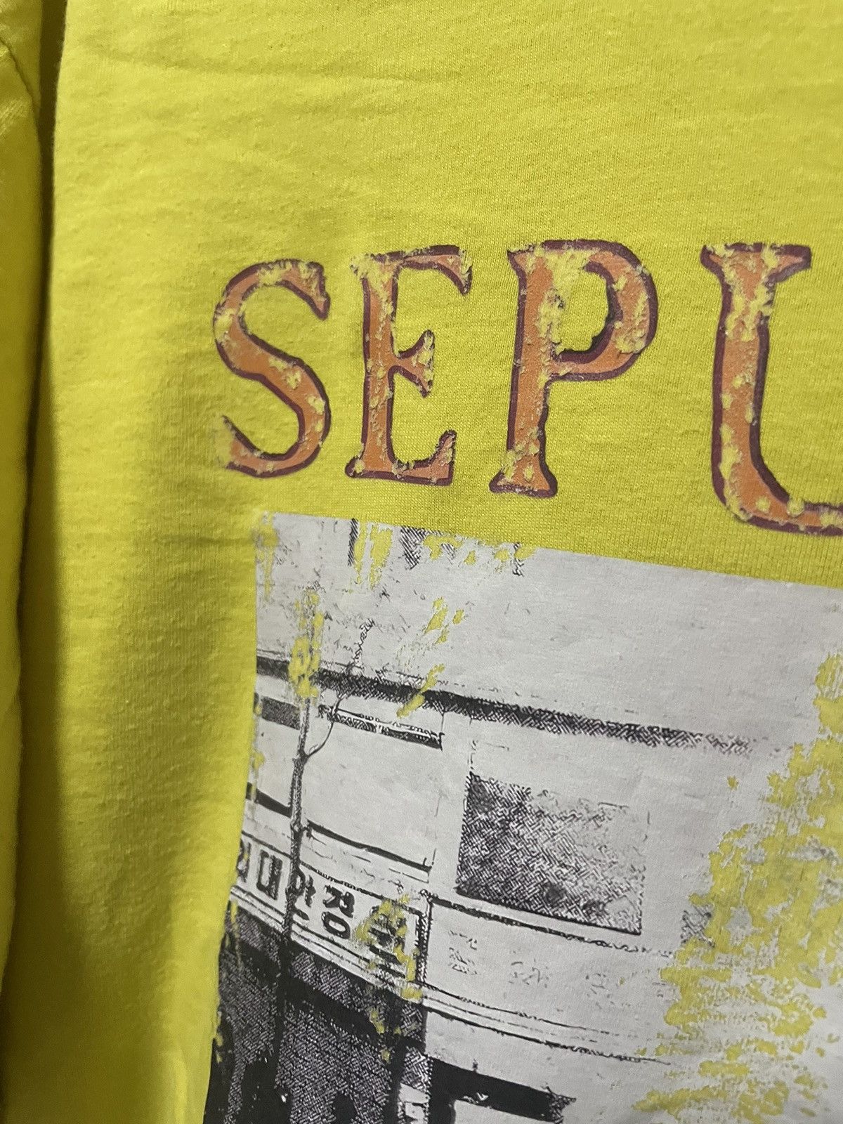 Band Tees × Vintage Vintage Sepultura Chaos A D 1994 South Korean Riot Tee Size US L / EU 52-54 / 3 - 7 Thumbnail