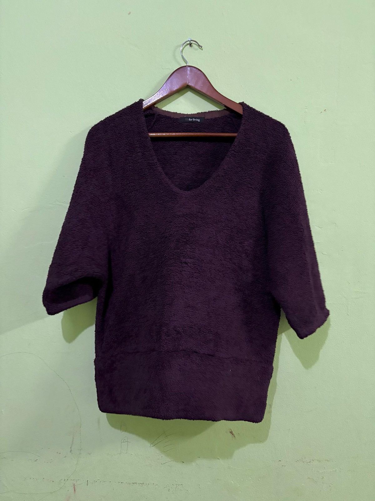 Y's × Yohji Yamamoto Yohji Yamamoto Crop Tops Shirt Design Fleece Shirt Size US M / EU 48-50 / 2 - 1 Thumbnail
