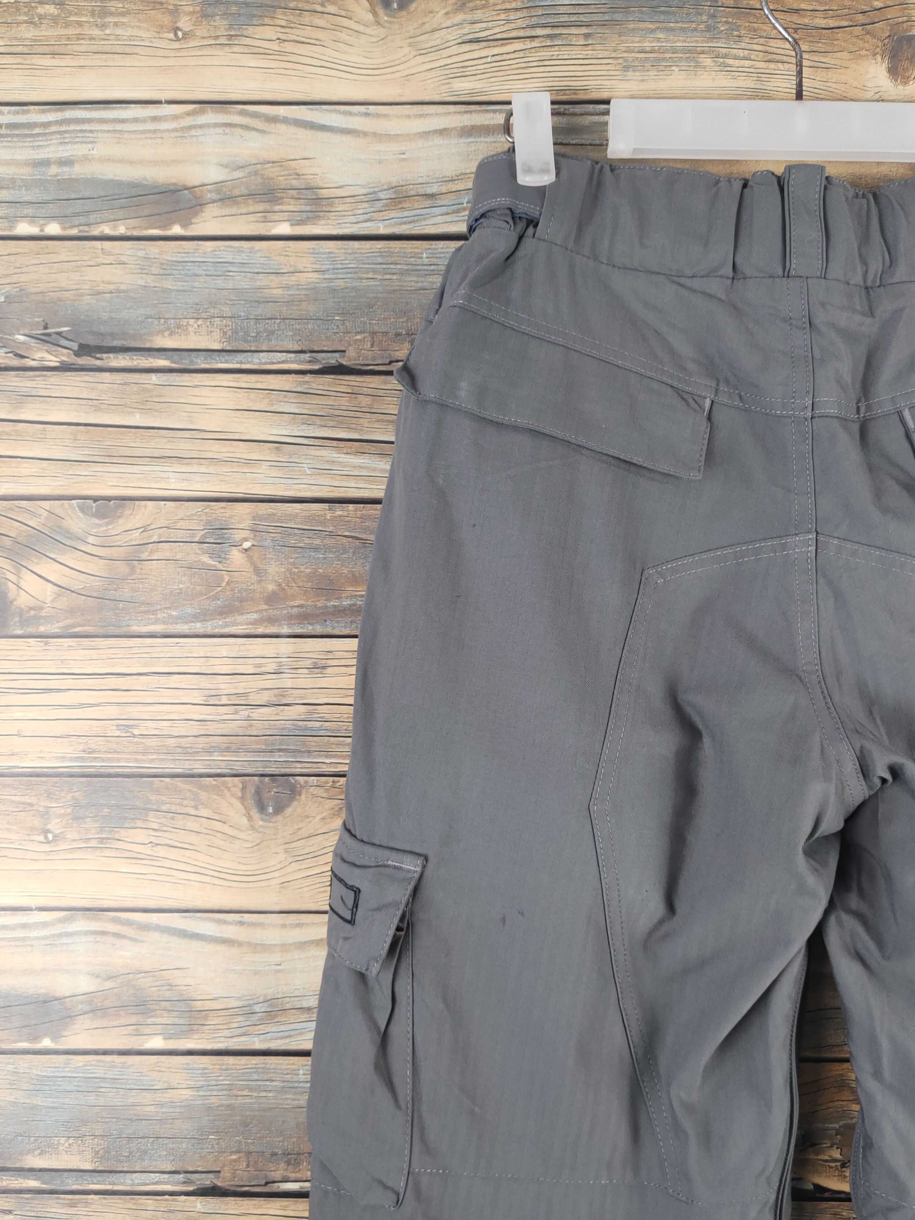 Japanese Brand DL Estiva Snowboarding Dark Gray Tactical Cargo Pants #1784 Size US 27 - 10 Thumbnail