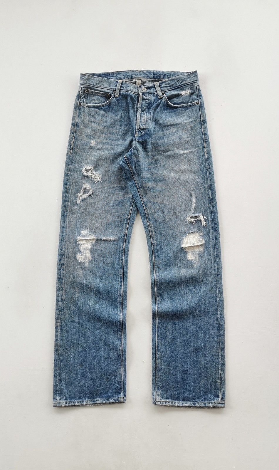 Journal Standard × Schott Journal Standard Japan Distressed Jeans Size US 30 / EU 46 - 1 Thumbnail