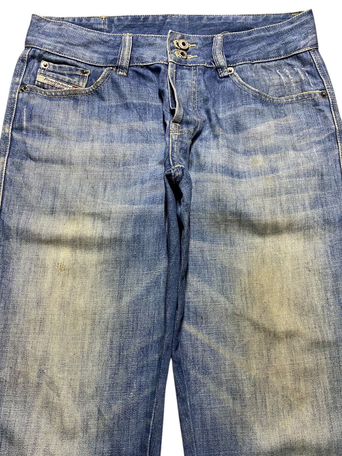 Tornado Mart Vintage Diesel Faded Wash Flare Style Jeans Size US 30 / EU 46 - 3 Thumbnail
