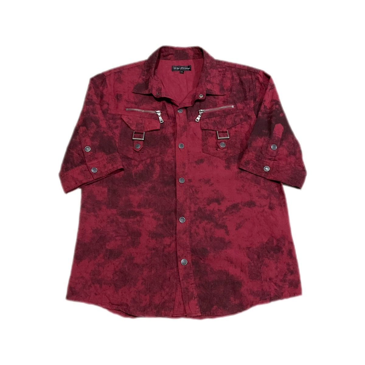 Hysteric Glamour × Japanese Brand × Le Grande Bleu (L.G.B.) 🔥Y2K Archived In The Attic Shirt Red Acid Zipper Lgb Style Size US L / EU 52-54 / 3 - 2 Thumbnail