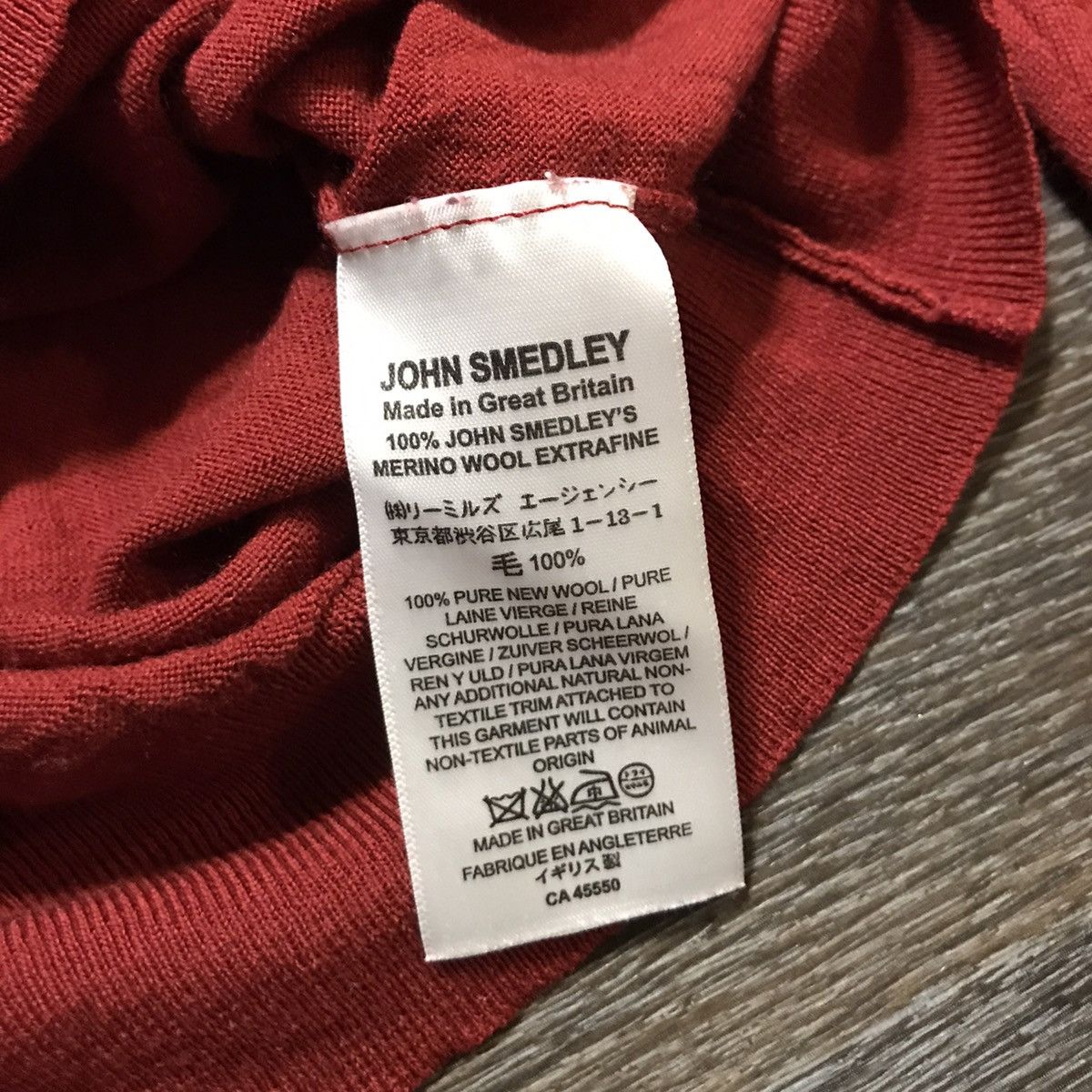 Designer × John Smedley John Smedley long sleeve sweater sweatshirt Men’s S/M Size US S / EU 44-46 / 1 - 5 Thumbnail