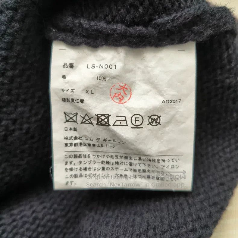 Comme des Garcons Comme des Garcons Long Sleeve Hole Design Sweater Size XL / US 12-14 / IT 48-50 - 4 Thumbnail