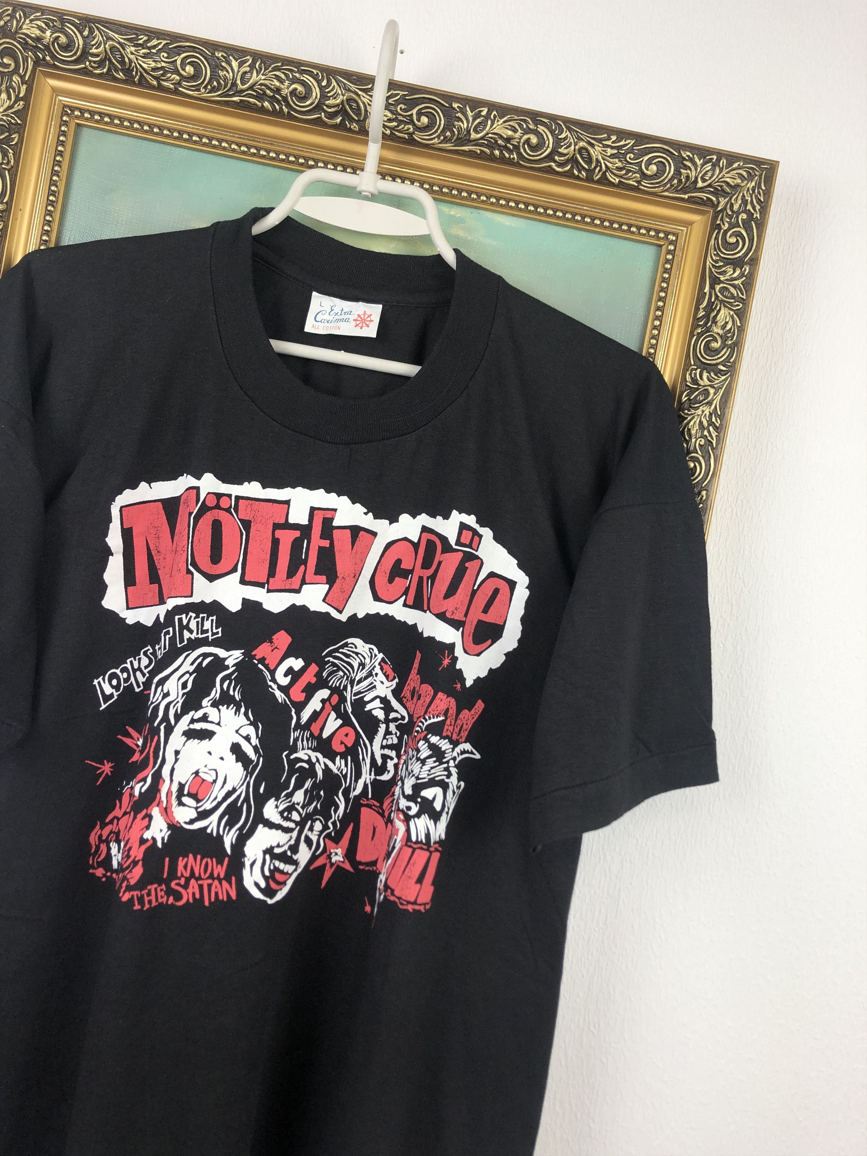 Band Tees Vintage 90's Motley Crue Band Shirt Tee Rare Jersey Size US L / EU 52-54 / 3 - 4 Thumbnail