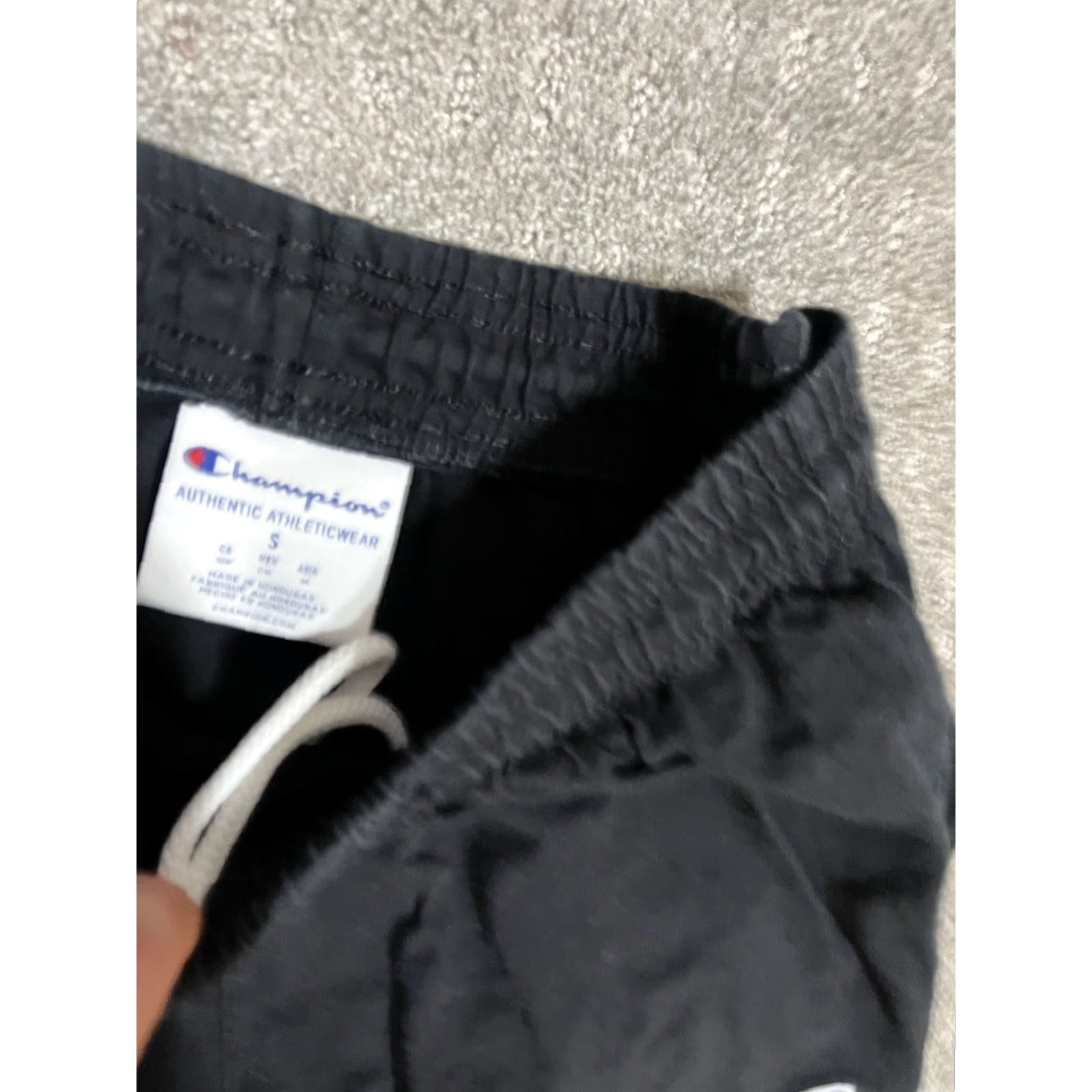 Champion Champion Sweatpants Casual Logo Black Cotton Men’s Small Straight Pocket Size US 29 - 5 Thumbnail