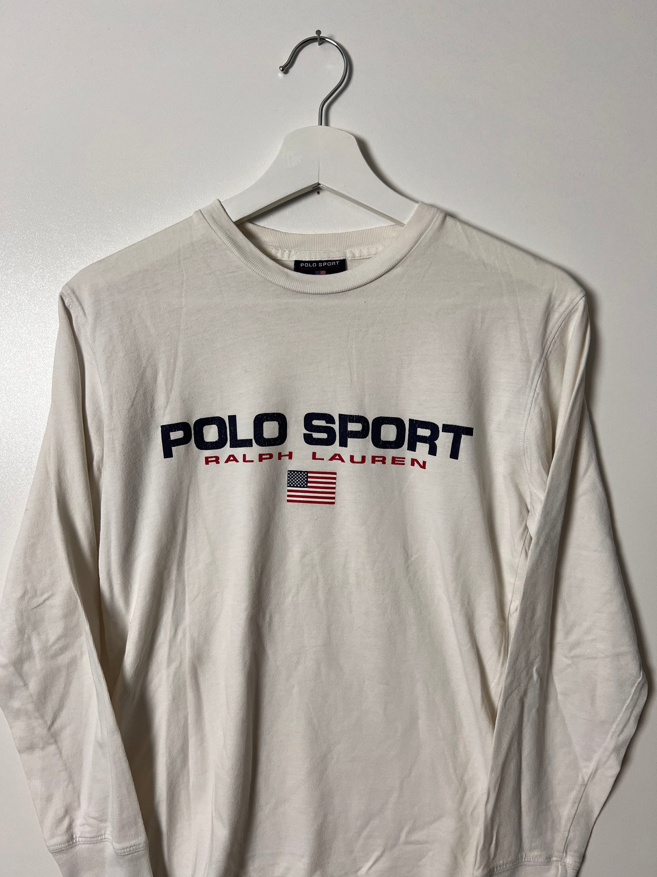 Polo Ralph Lauren 00's Polo Sport Ralph Lauren Spellout Longsleeve – Medium Size US L / EU 52-54 / 3 - 2 Thumbnail