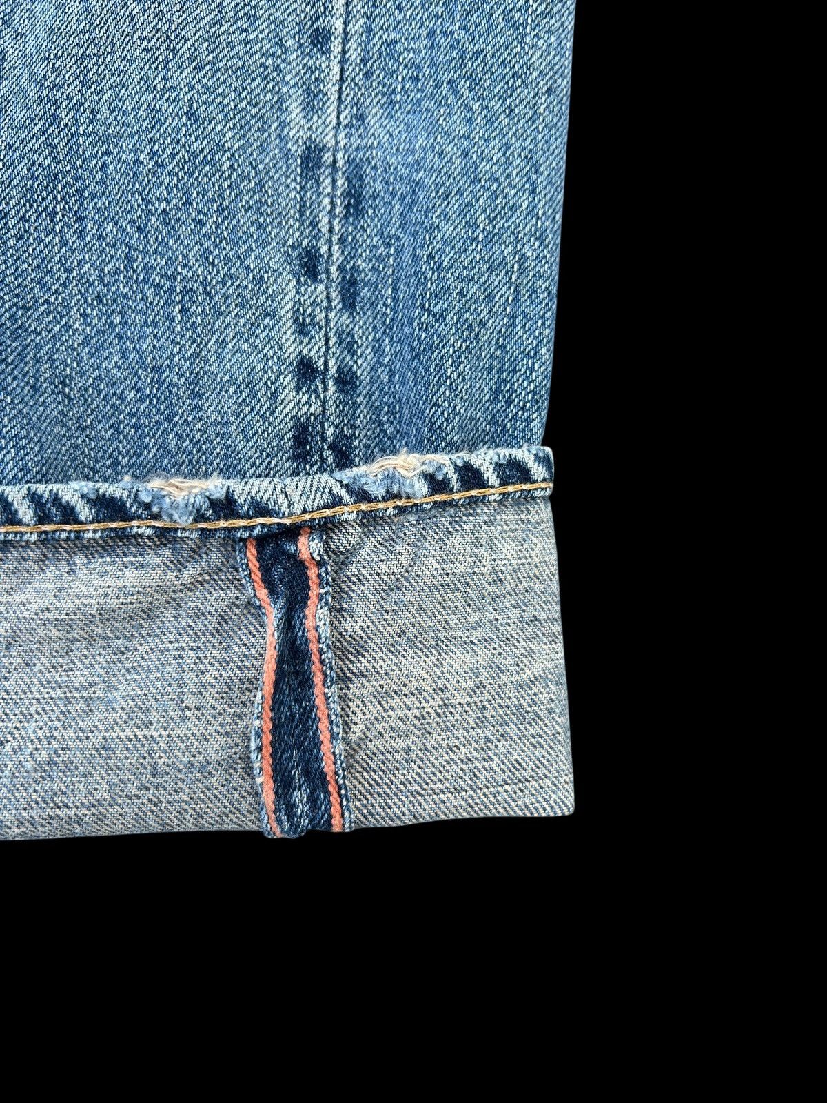 Kapital Thrashed Vintage OMNIGOD Selvedge Denim Jeans Size US 31 - 3 Thumbnail
