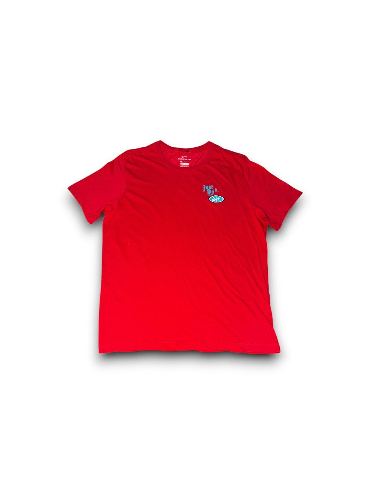 Nike The Nike tee sportswear just do it dri-fit shirt red large Size US L / EU 52-54 / 3 - 2 Thumbnail