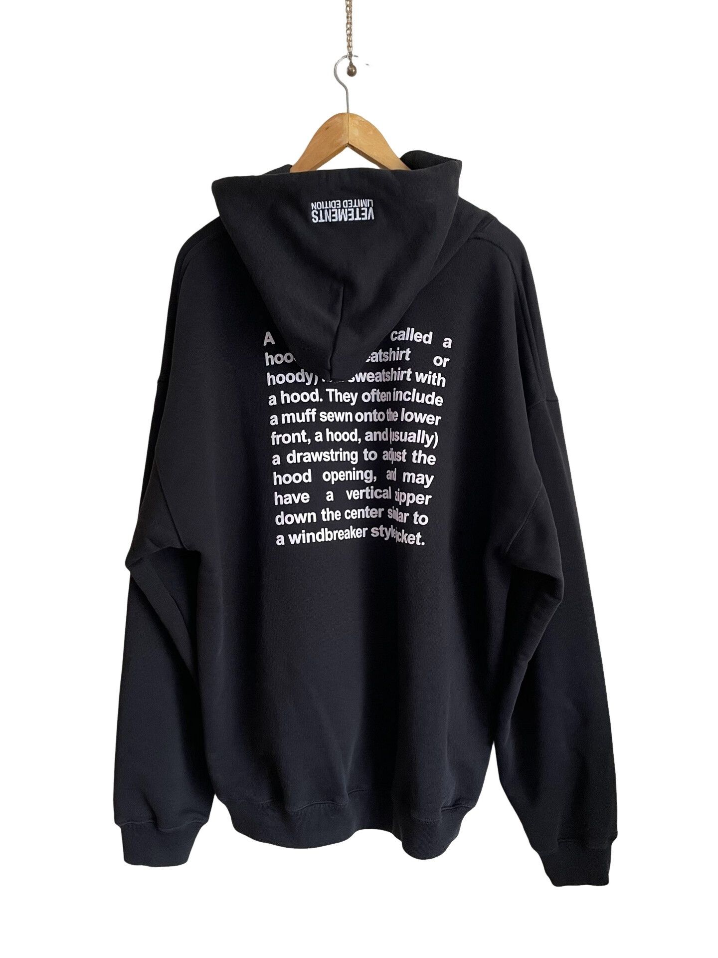 トップス vetements black foodie opium archive A$AP Rocky × Vetements Black Opium USA American Flag Vetements