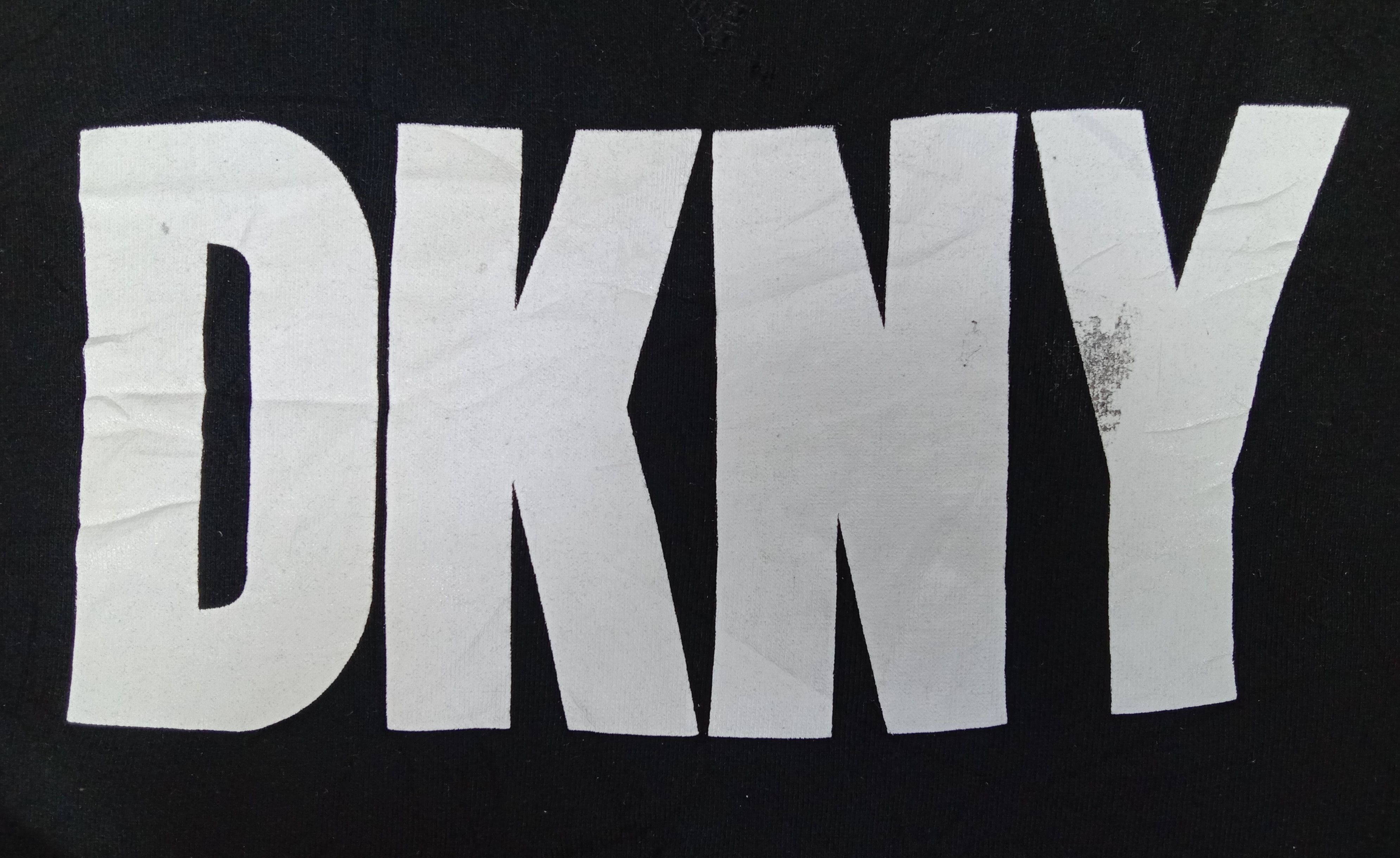 DKNY Vintage DKNY Big Logo Black Sweatshirt Size US XL / EU 56 / 4 - 5 Thumbnail