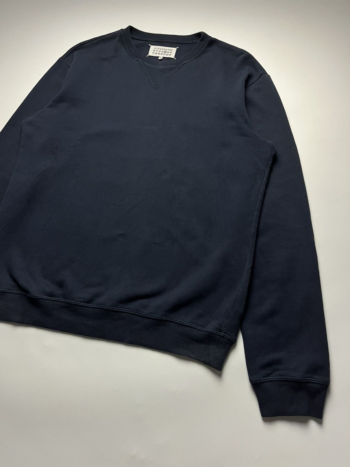 Maison Margiela Maison Margiela AW15 Crewneck Sweatshirt Suede Elbow Patch Size US M / EU 48-50 / 2 - 7 Thumbnail