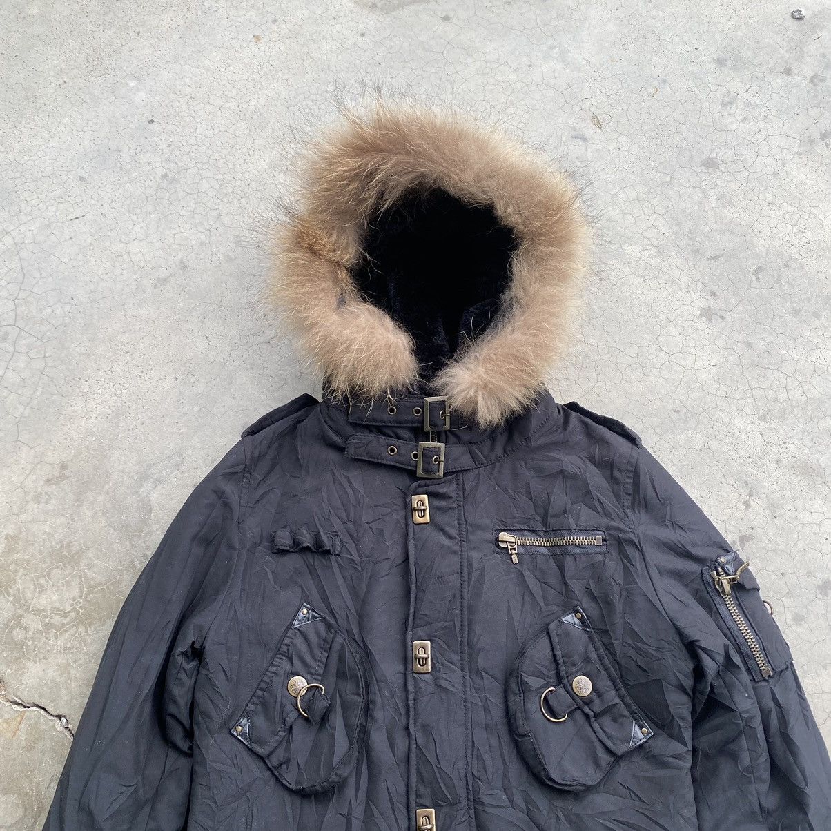 Japanese Brand 🔥CECIL MCBEE🔥 IF SIX WAS NINE STYLE RACOON HOODIE JACKET Size US M / EU 48-50 / 2 - 6 Thumbnail