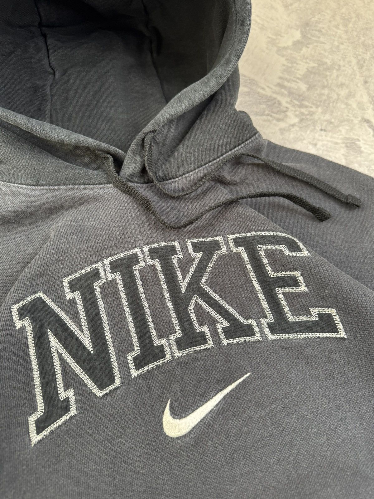 Nike × Vintage NIKE VINTAGE CENTER LOGO OVERSIZE BOXY HOODIE Size US M / EU 48-50 / 2 - 4 Thumbnail