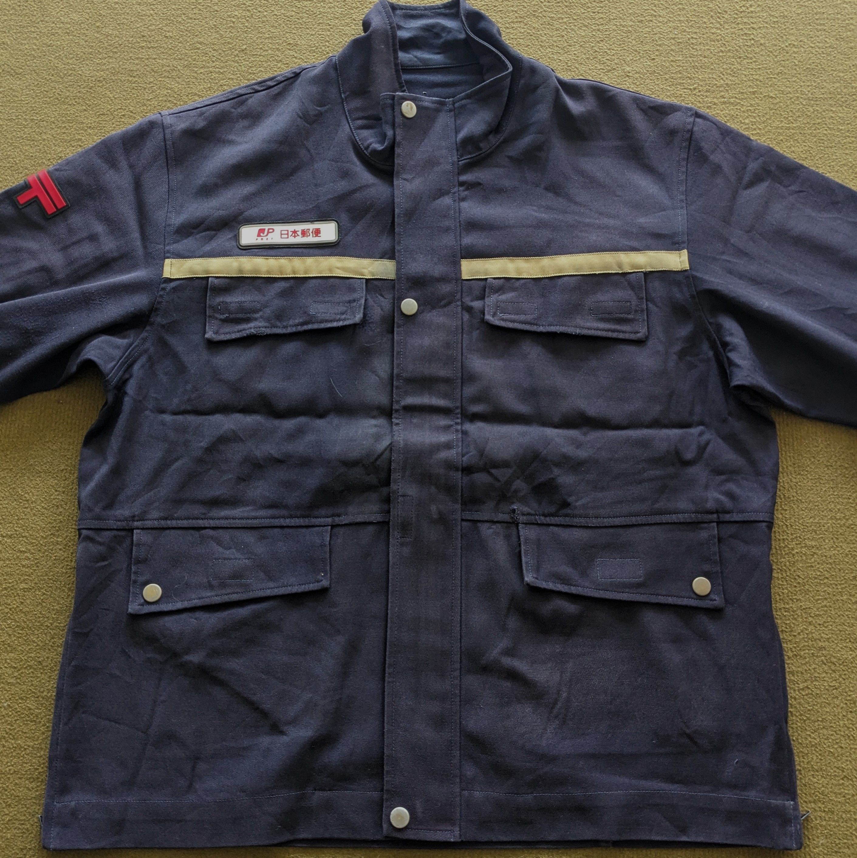 Japanese Brand Vintage JAPAN POST OFFICE Uniform Workers Jacket Size US L / EU 52-54 / 3 - 2 Thumbnail