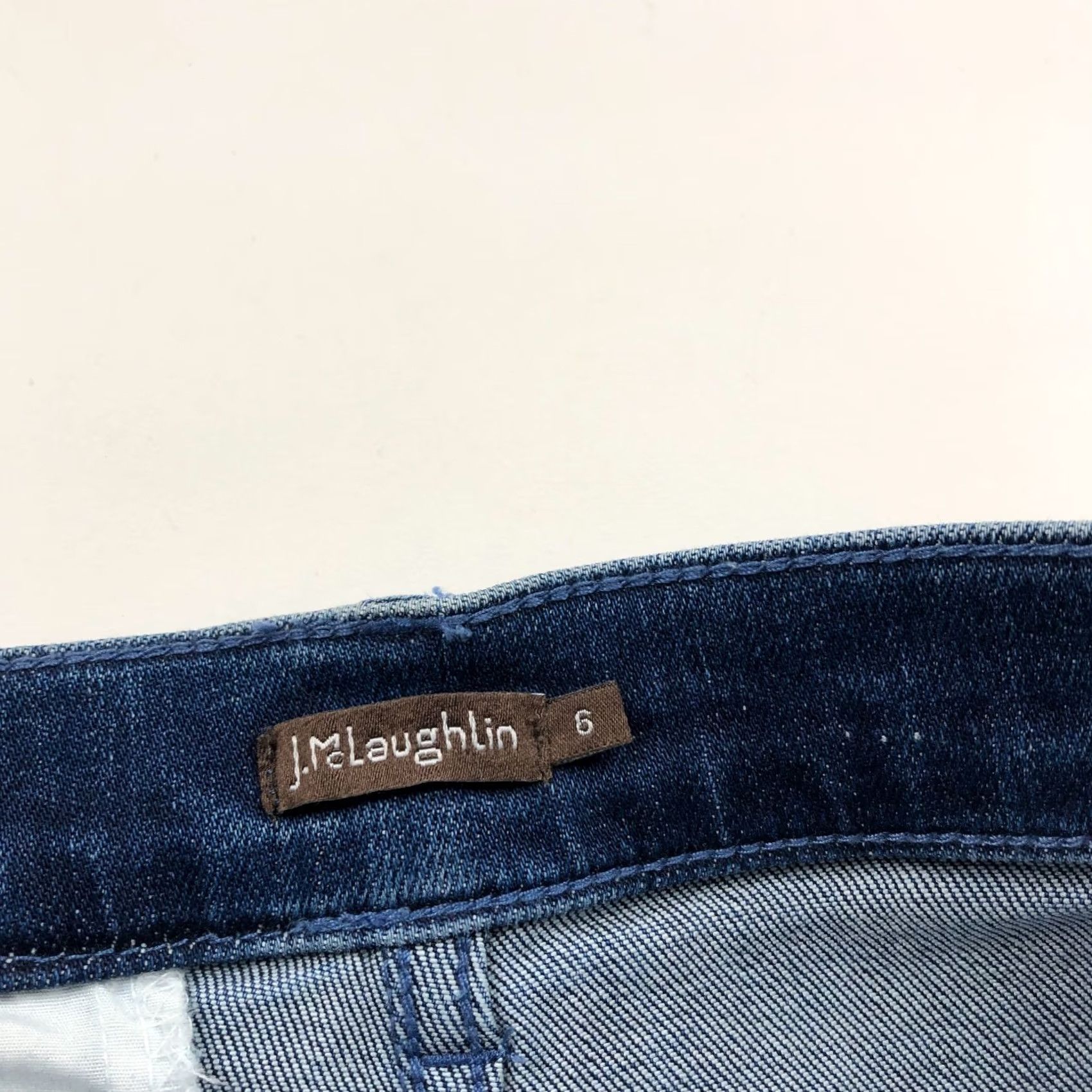 J.McLaughlin J. McLaughlin Front Seam Bootcut Jeans 30 in W 31 in L SS/Stretch Denim Women Regular 6 Blue Size 28" / US 6 / IT 42 - 8 Thumbnail