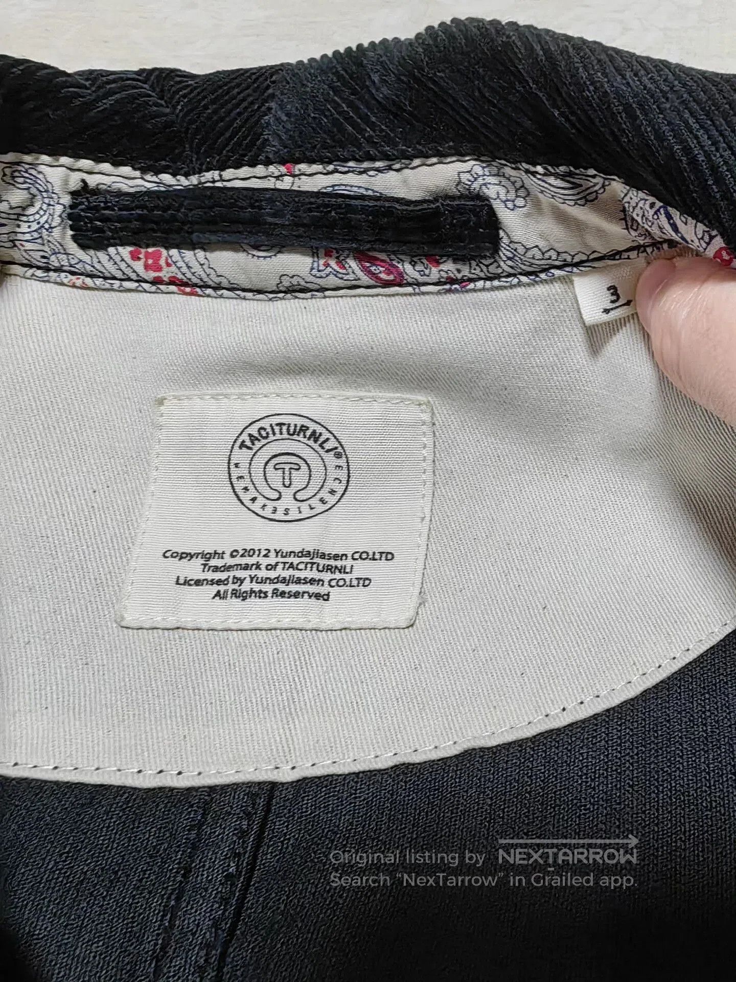 IENKI IENKI TACITURNLI Corduroy Jacket. Size US L / EU 52-54 / 3 - 3 Thumbnail
