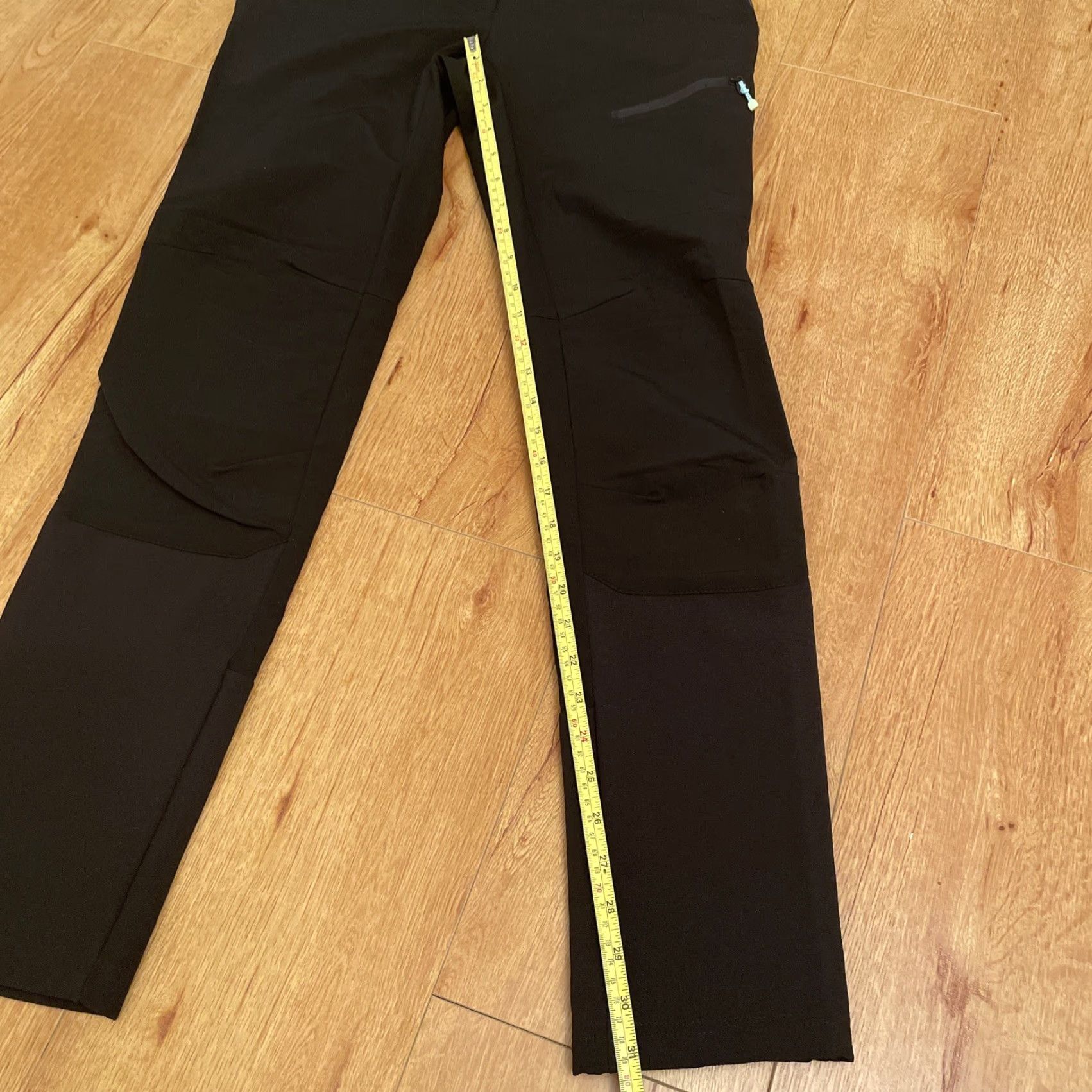 H&M VINTAGE H&M Water Repellent Utility Cargo Pants Black Sz 8 Pockets Buckle Belt Slim Women Regular Pants Size 30" / US 8 / IT 44 - 7 Thumbnail