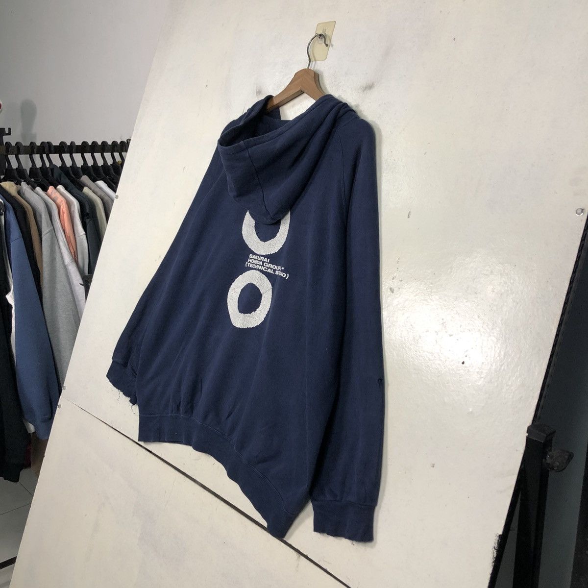 Japanese Brand 📌Vintage Hoodie Honda Group Sakurai Logo Racing Size US M / EU 48-50 / 2 - 12 Thumbnail