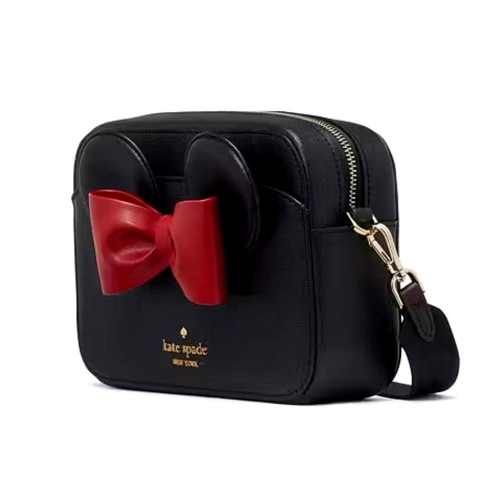 Kate Spade Kate Spade Minnie Mouse Mini Camera Bag Black and Red Size ONE SIZE - 4 Thumbnail