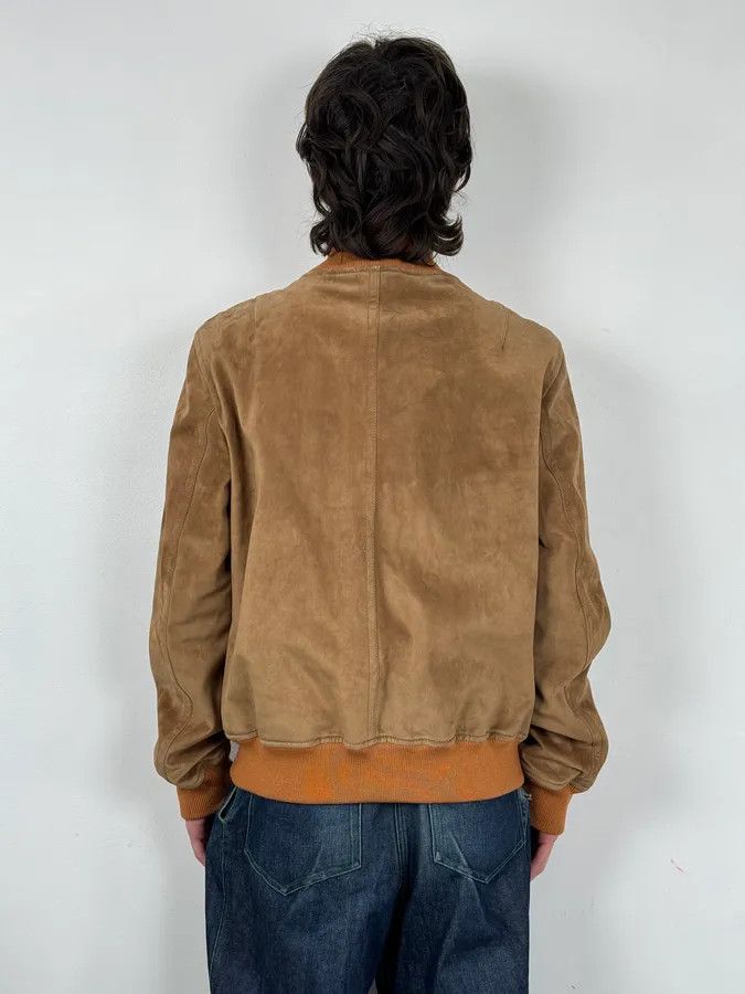 Gucci 2000s Gucci Brown Suede Leather Bomber Jacket Size US L / EU 52-54 / 3 - 3 Thumbnail