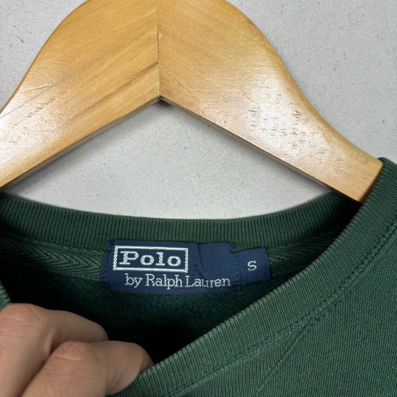 Polo Ralph Lauren Vintage Polo Ralph Lauren 90s P Logo Sweatshirt Boxy Green S Size US S / EU 44-46 / 1 - 7 Thumbnail