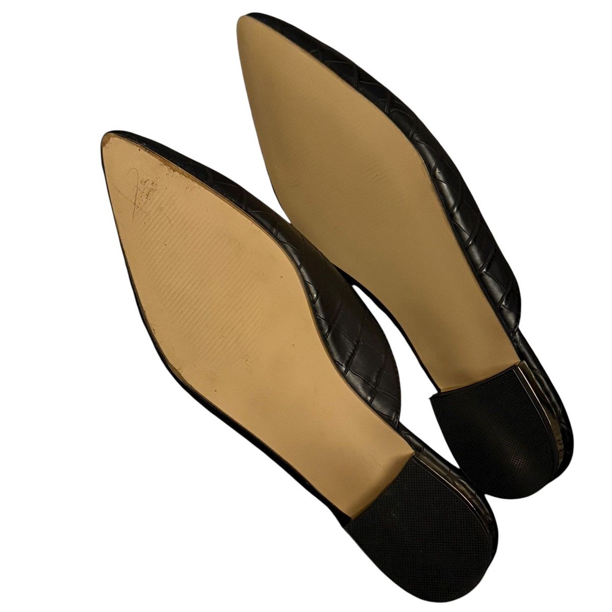 Other Shoe Dazzle Franceen faux crocodile pointed mules Size US 8.5 / IT 38.5 - 7 Thumbnail