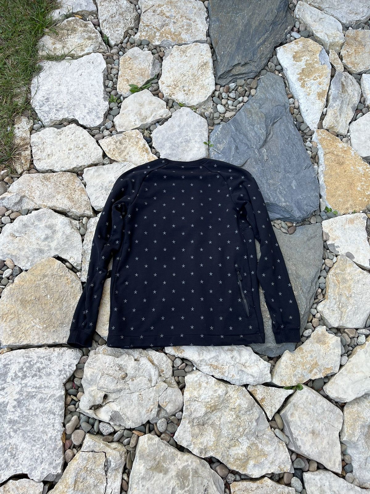 Nike × Vintage rare Nike AF1 Air Force 1 sweatshirt star all over print Size US M / EU 48-50 / 2 - 2 Thumbnail