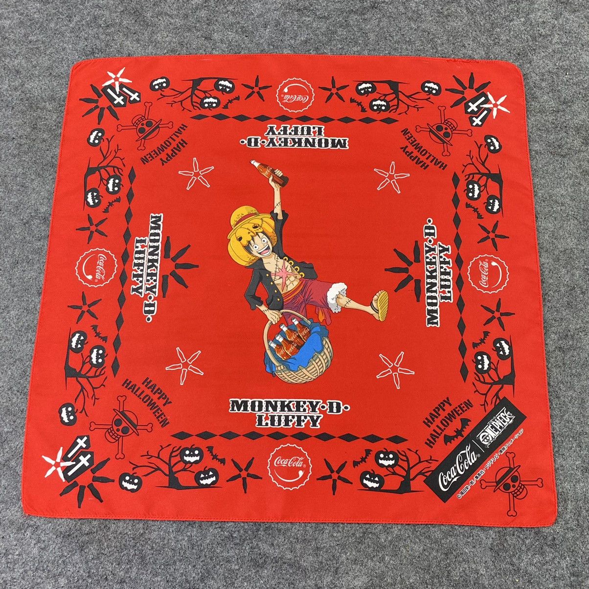 Anime × Coca Cola × One Piece ONE PIECE X COCA COLA bandana handkerchief neckerchief-B469 Size ONE SIZE - 3 Thumbnail