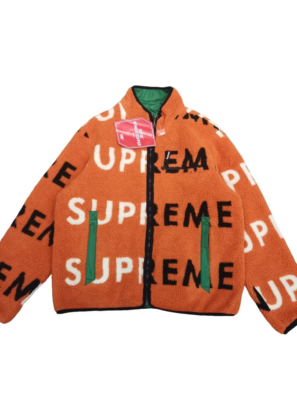 Supreme Supreme Bandana Reversible Fleece Jacket Size L | Grailed