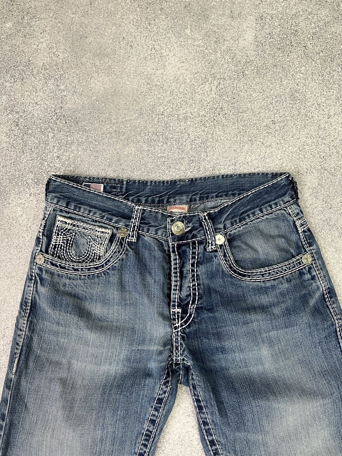True Religion × Vintage CRAZY TRUE RELIGION Y2K JACKSON SHORTS CHIEF KEEF STYLE Size US 32 / EU 48 - 9 Thumbnail