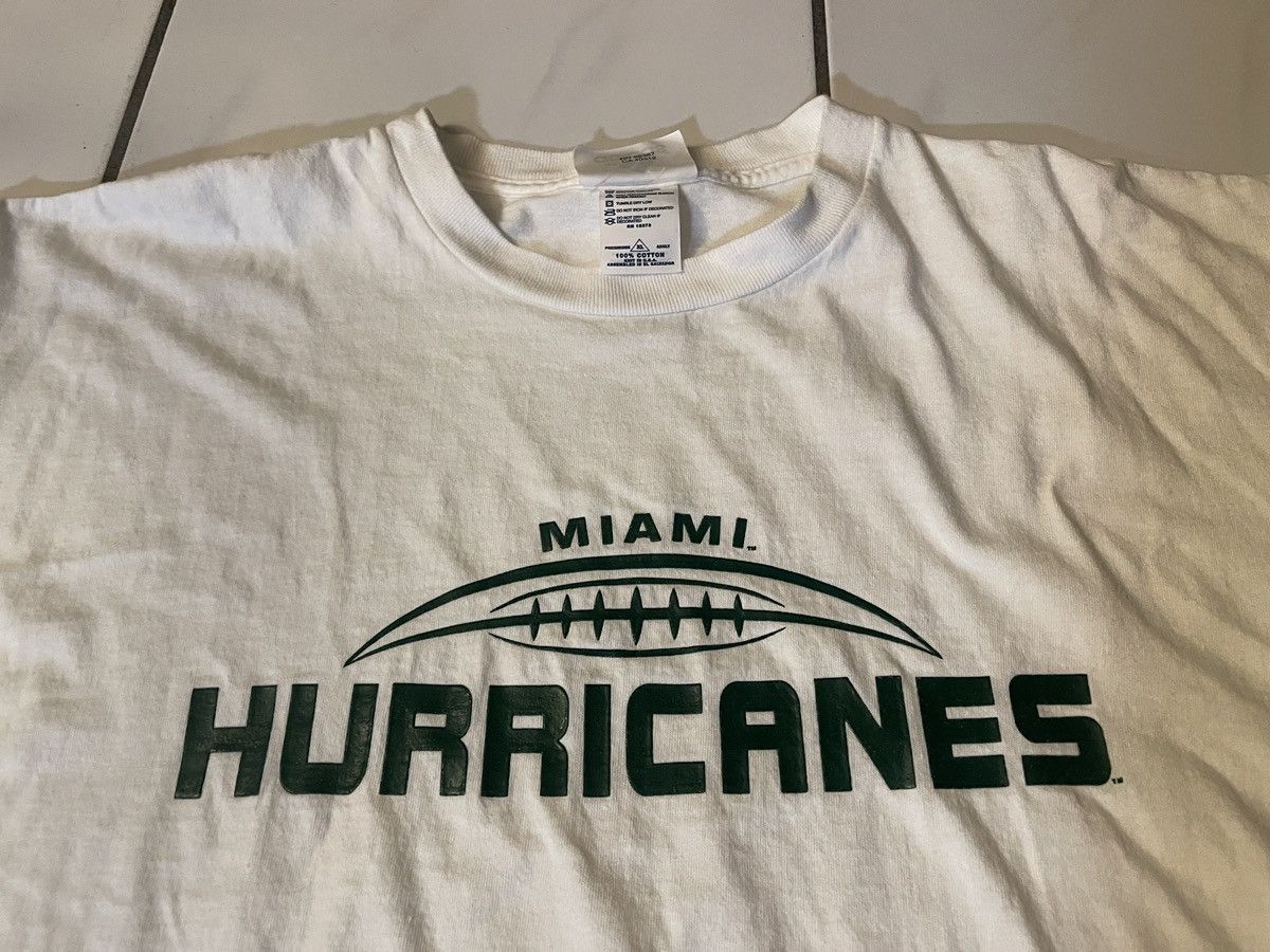 Adidas Vintage Miami Hurricanes Mens Adidas Football T-Shirt XL Size US XL / EU 56 / 4 - 3 Thumbnail