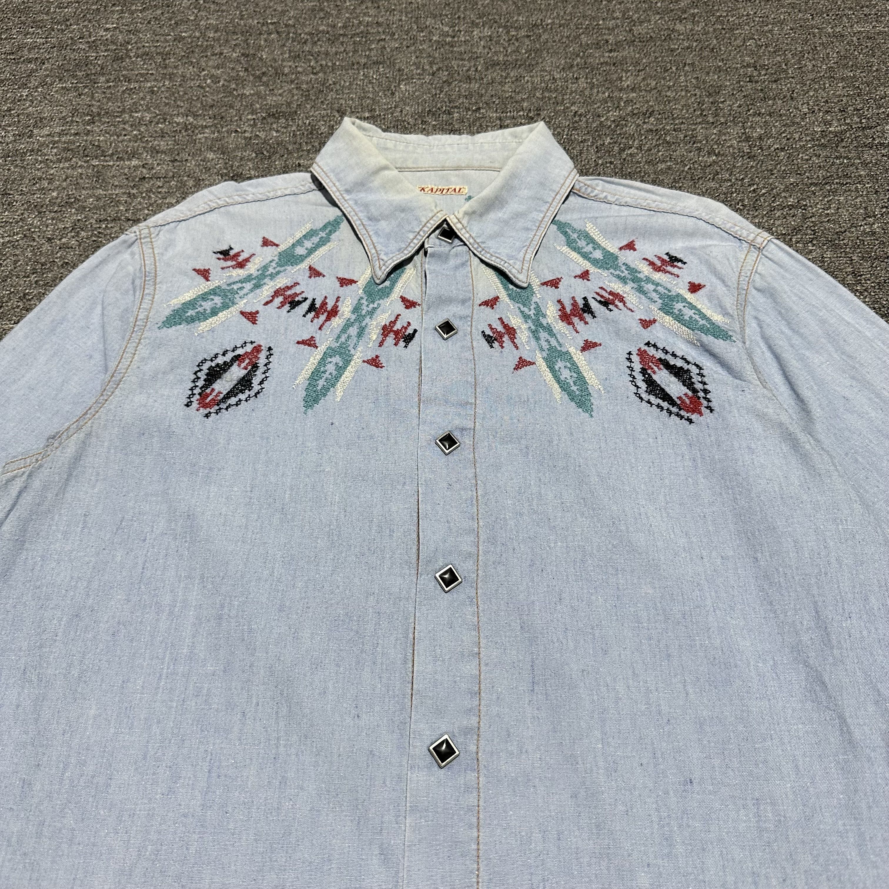 Kapital Kapital Sashiko Shirts Size US M / EU 48-50 / 2 - 2 Thumbnail