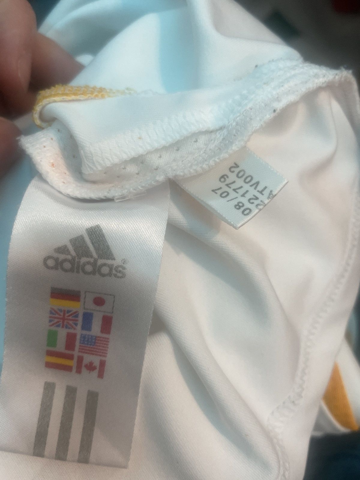 Adidas LA Galaxy Beckham 2007/08 Home Jersey Size US XL / EU 56 / 4 - 5 Thumbnail