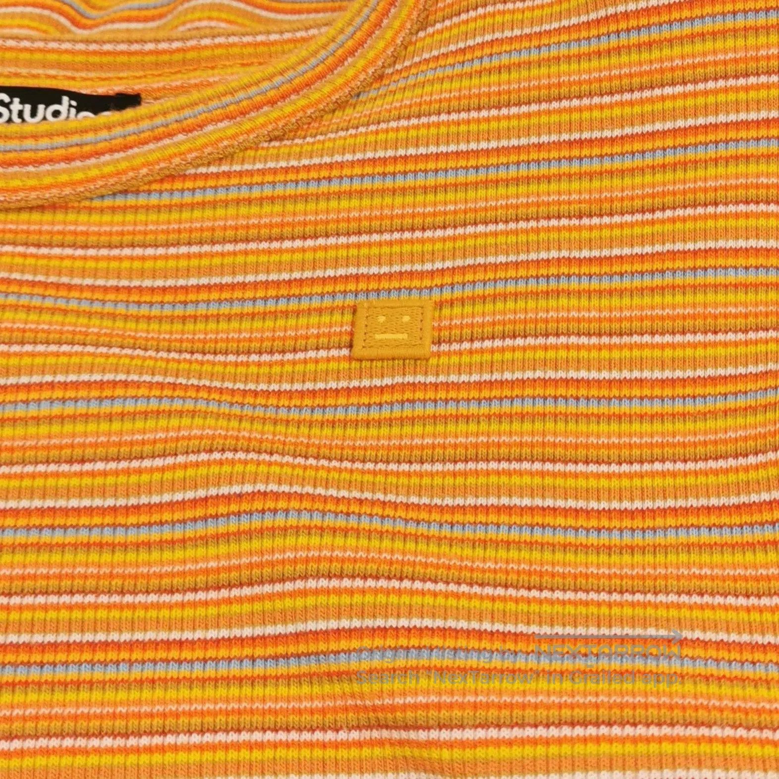 Acne Studios Acne Studios Striped Cotton Short-Sleeve Top. Size S / US 4 / IT 40 - 3 Thumbnail