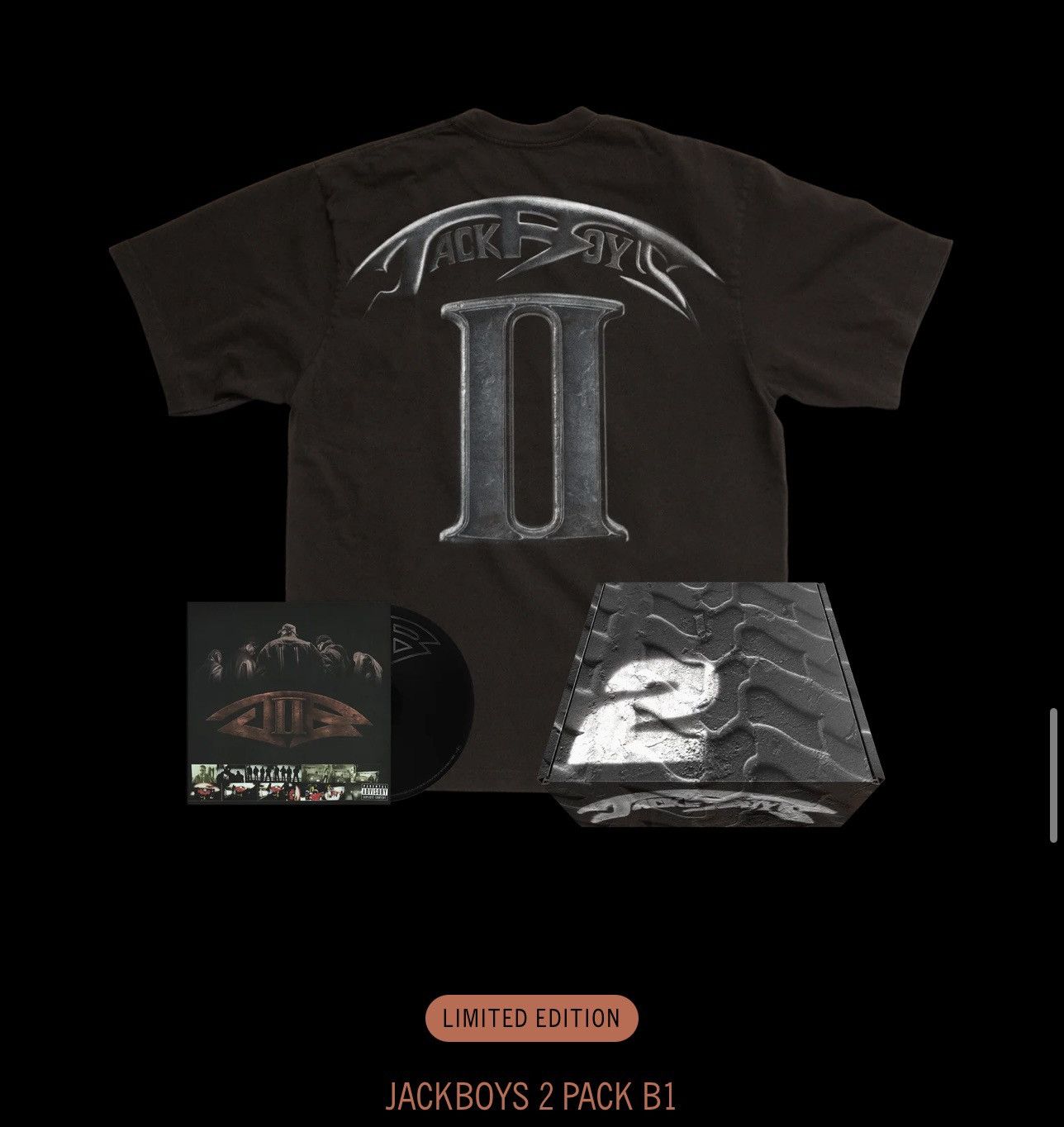 Travis Scott JACKBOYS 2 PACK B1 Size US L / EU 52-54 / 3 - 5 Thumbnail