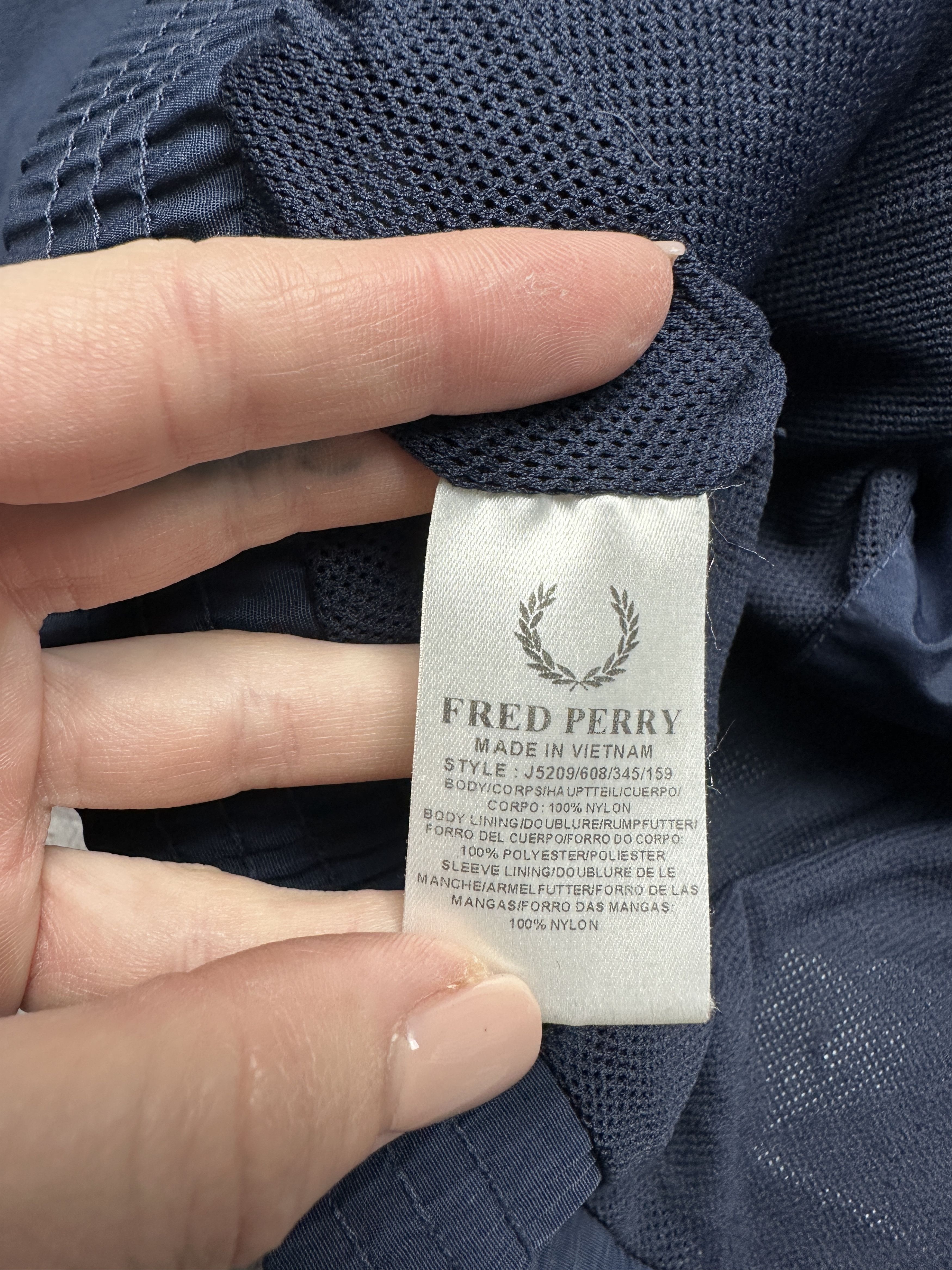 Fred Perry Fred Perry Vintage Mens Nylon Jacket Size US XL / EU 56 / 4 - 8 Thumbnail