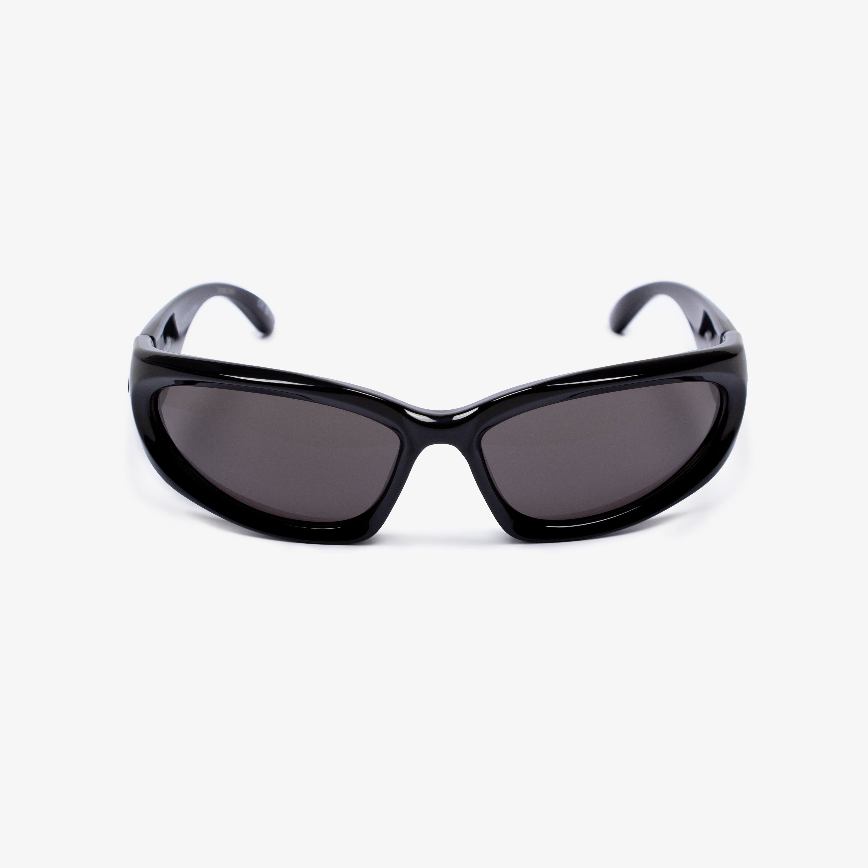 Balenciaga BALENCIAGA BLACK SWIFT OVAL SUNGLASSES Size ONE SIZE - 2 Thumbnail
