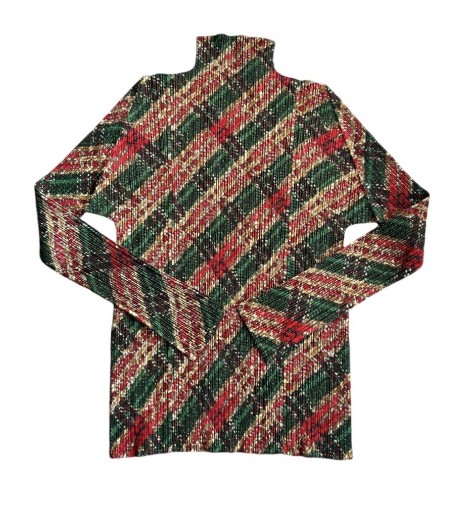 Pleats Please Issey Miyake PLEATS PLEASE by ISSEY MIYAKE Pleated Top Shirt Designer Size M / US 6-8 / IT 42-44 - 10 Thumbnail