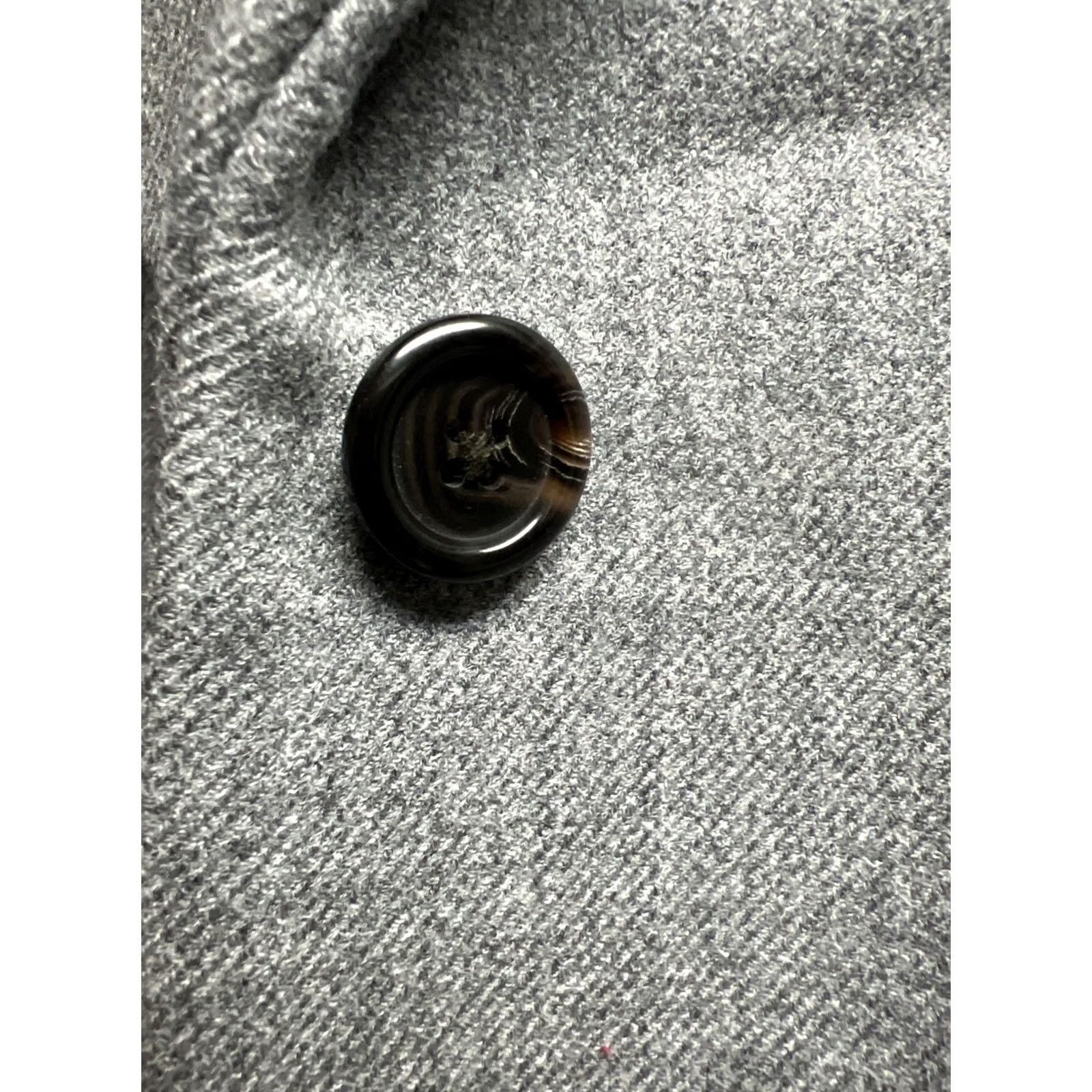 J.Crew J.CREW Wool Long Dress Coat Womens 14 Gray Topcoat 36in Pit/length 19in Size XL / US 12-14 / IT 48-50 - 2 Thumbnail